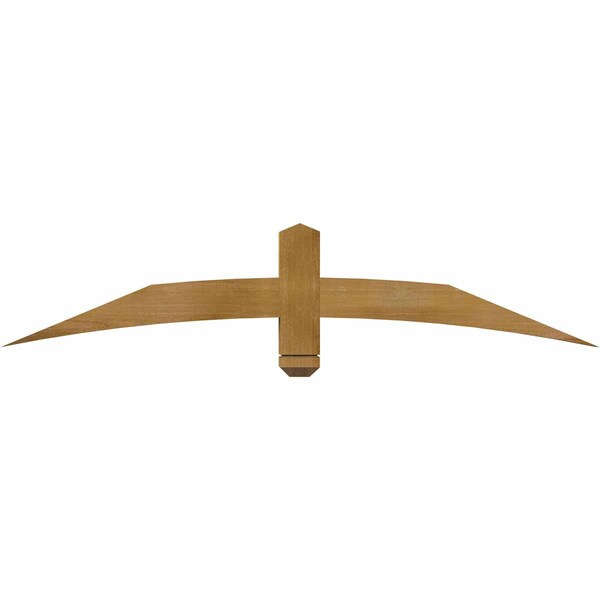 Ekena Millwork Bellingham Rough Sawn Timber Gable Bracket, Western Red Cedar, 60"W x 12"H x 4"D x 4"F, 5/12 Pitch GBW060X12X0404BEL00RWR - main